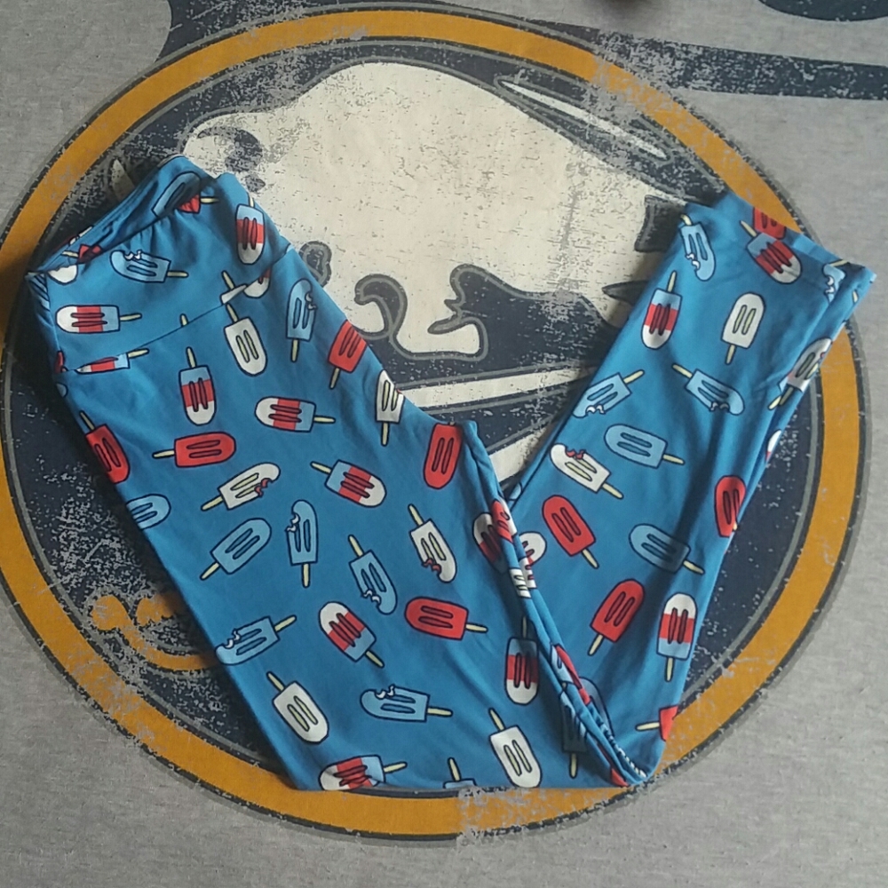 Lularoe os popsicles 4th of July leggings